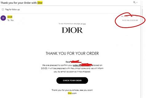 dior order processing|dior order lookup.